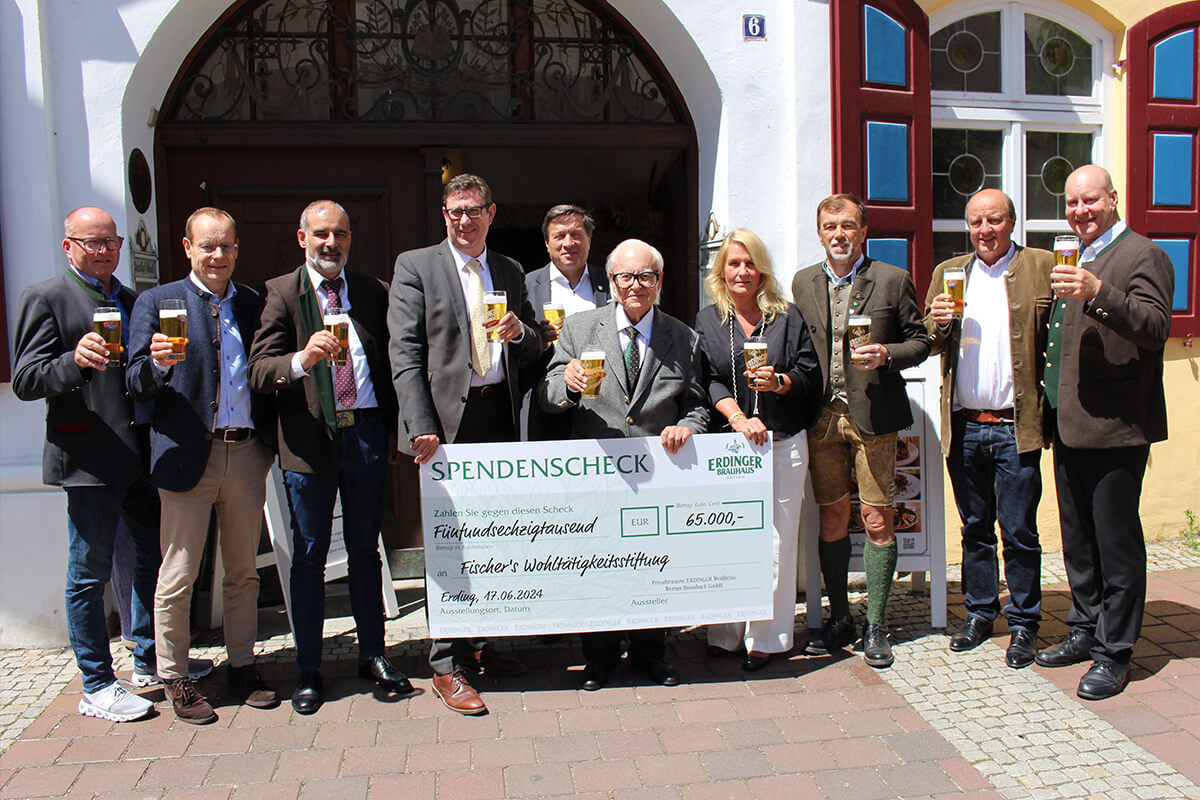 Gelebte Bier- und Heimatliebe: ERDINGER Brauhaus setzt Spendentradition fort